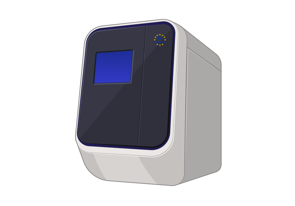 Mini PCR Plate Spinner for Two PCR Plates With Digital Controls